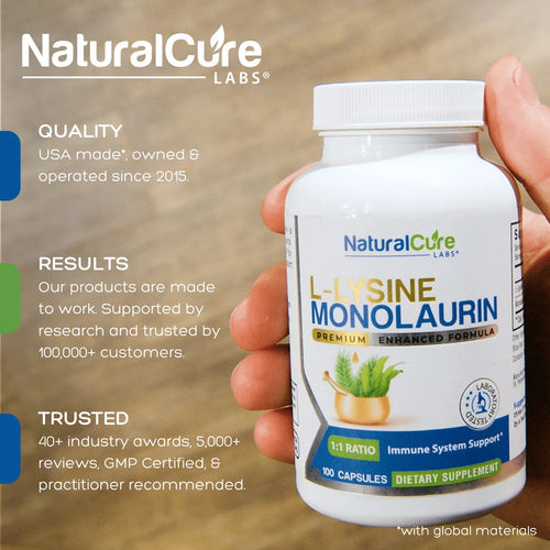 L-Lysine + Monolaurin Daily Defense