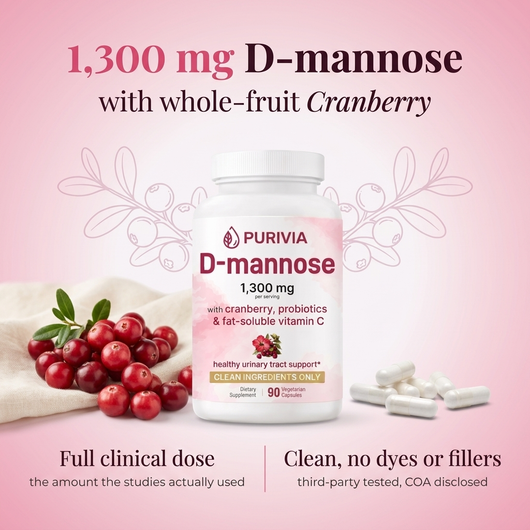 Purivia - D-Mannose 1300mg