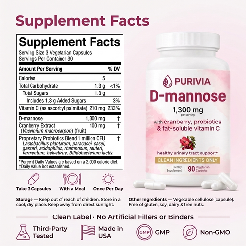 Purivia - D-Mannose 1300mg